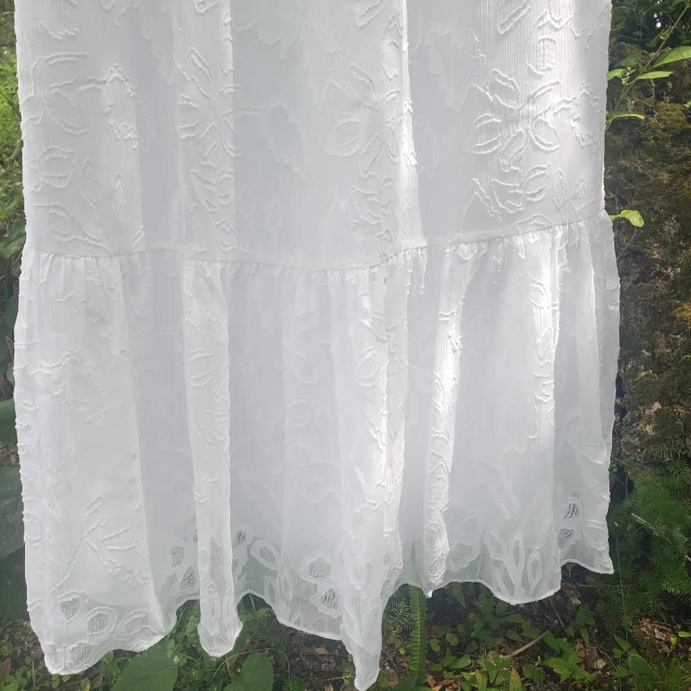 NWT Lilly pulitzer chiffon maxi dress with jewl accents - Picture 6 of 8